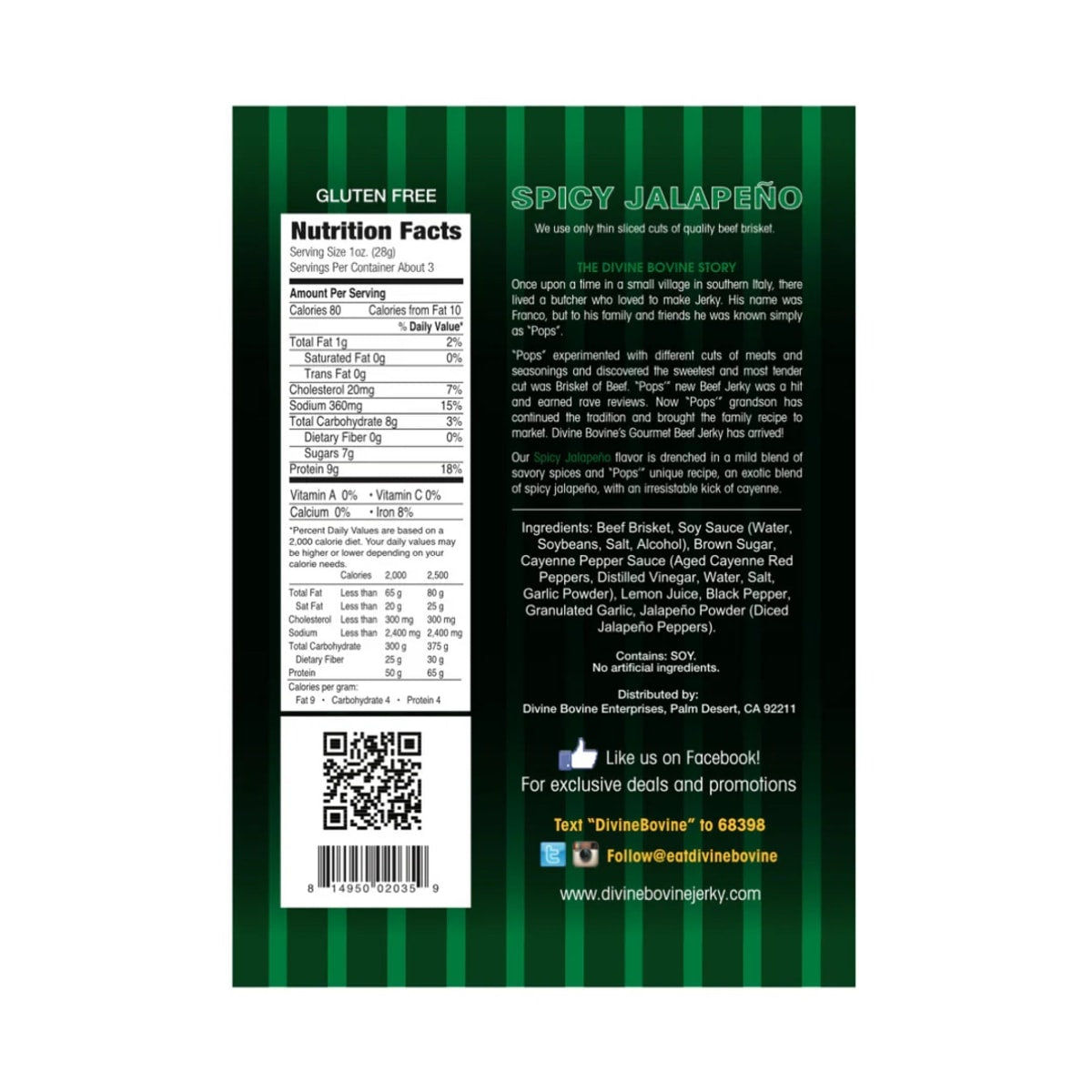 Divine Bovine Jerky