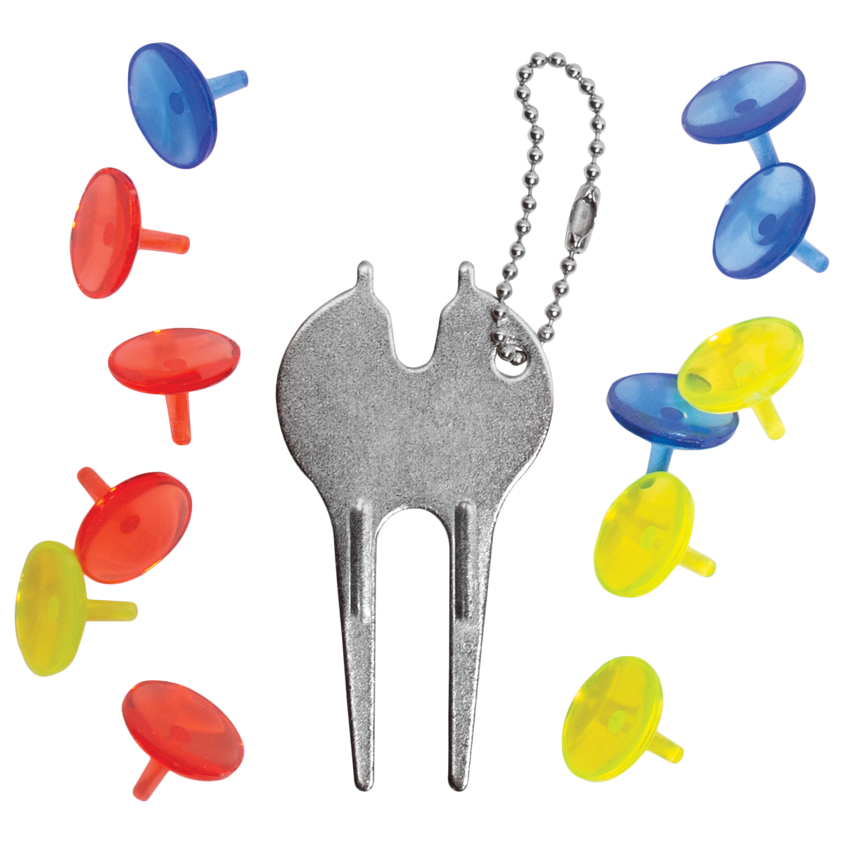 ProActive Sports Divot Tool with 12 Ball Markers