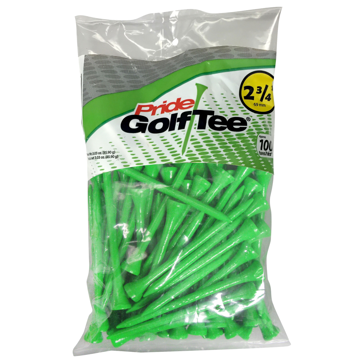 Pride Deluxe Tees - 2 3/4" - 100 Pack