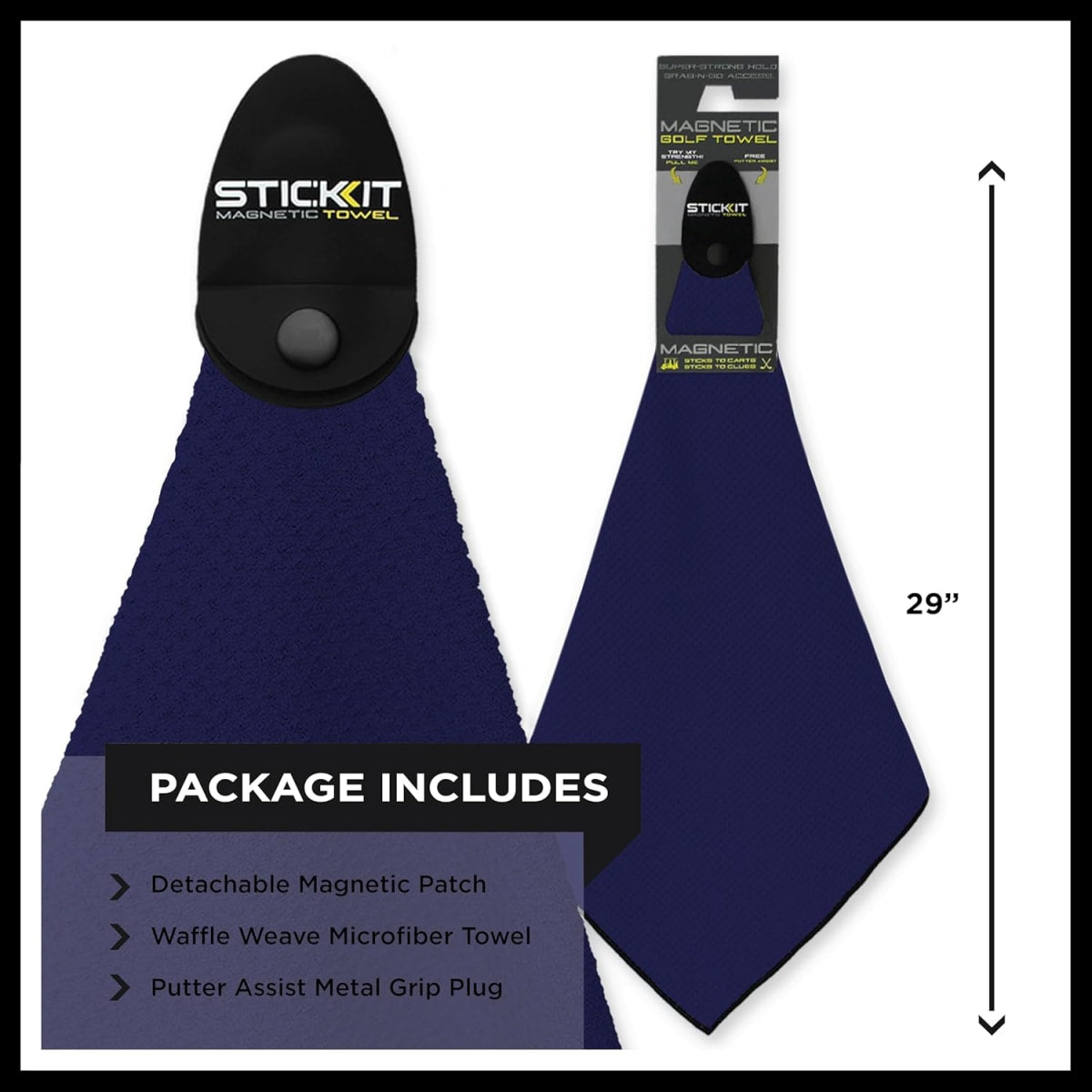 STICKIT Magnetic Golf Towel