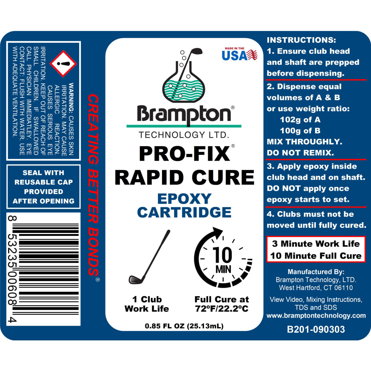 Brampton Pro-Fix Rapid Cure Epoxy