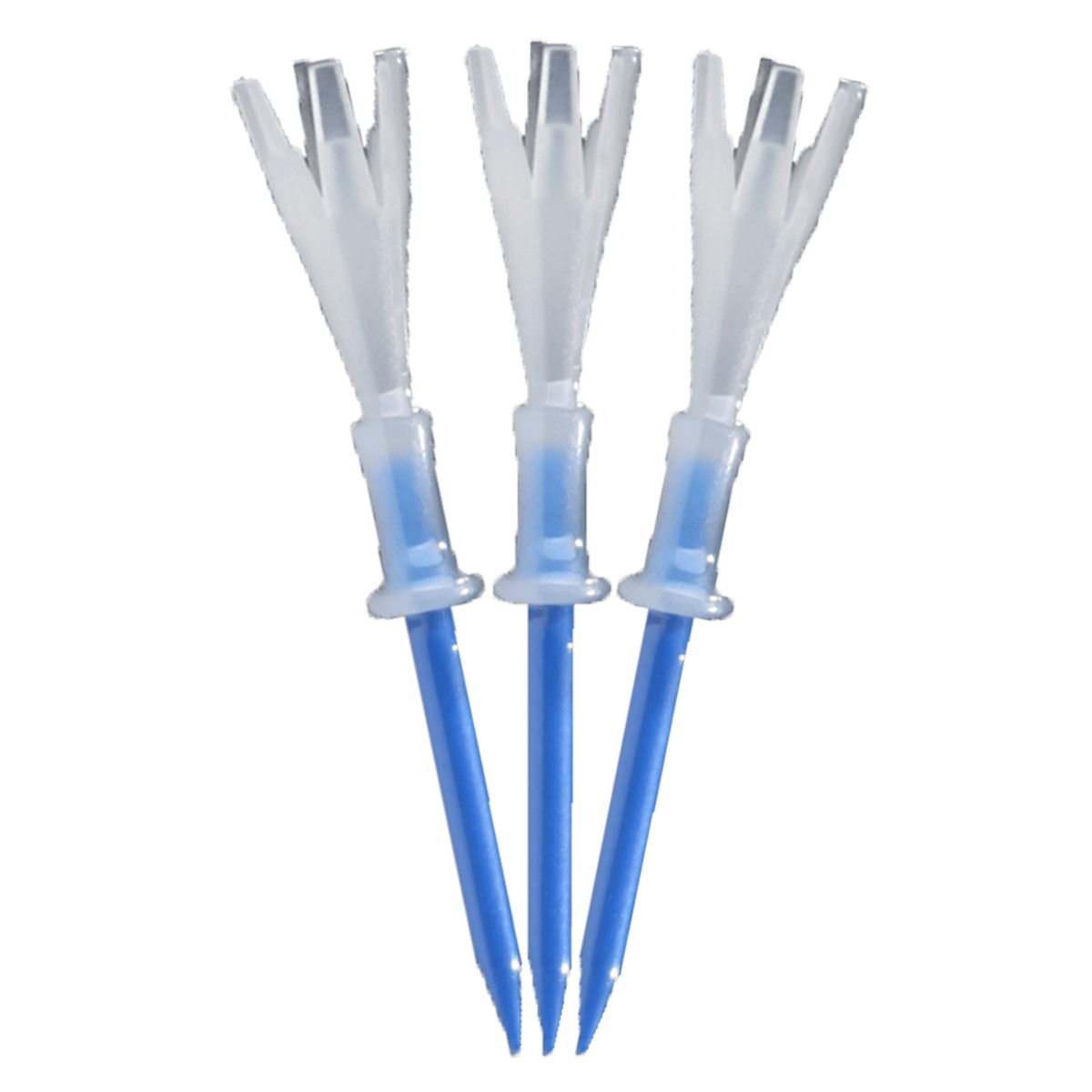 Green Keepers 4 Yards More Tees - 3 1/4" - Blue