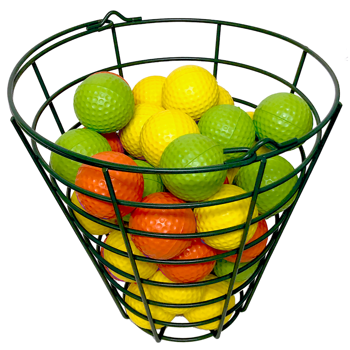ProActive Sports Bucket O' Balls - 42 Balls with Metal Basket