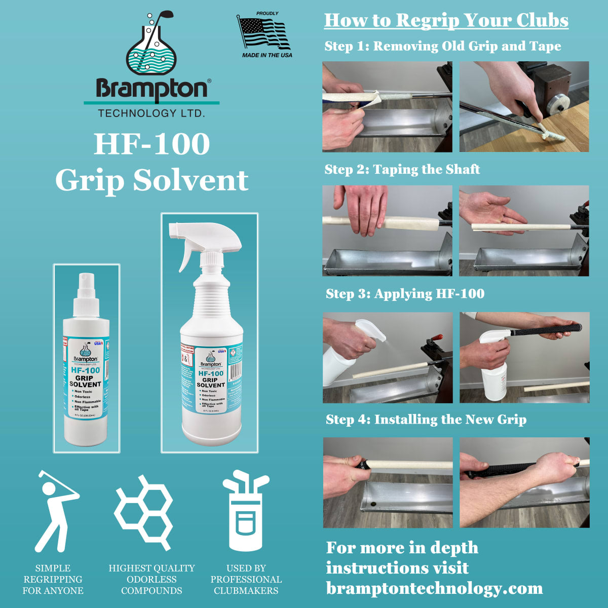 Brampton HF-100 Grip Solvent