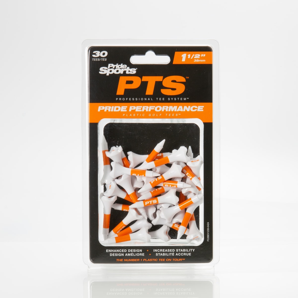 Pride PTS PTS Performance Plastic Tee - 1 1/2" - 30 Pack