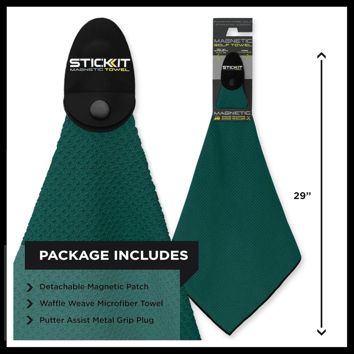STICKIT Magnetic Golf Towel