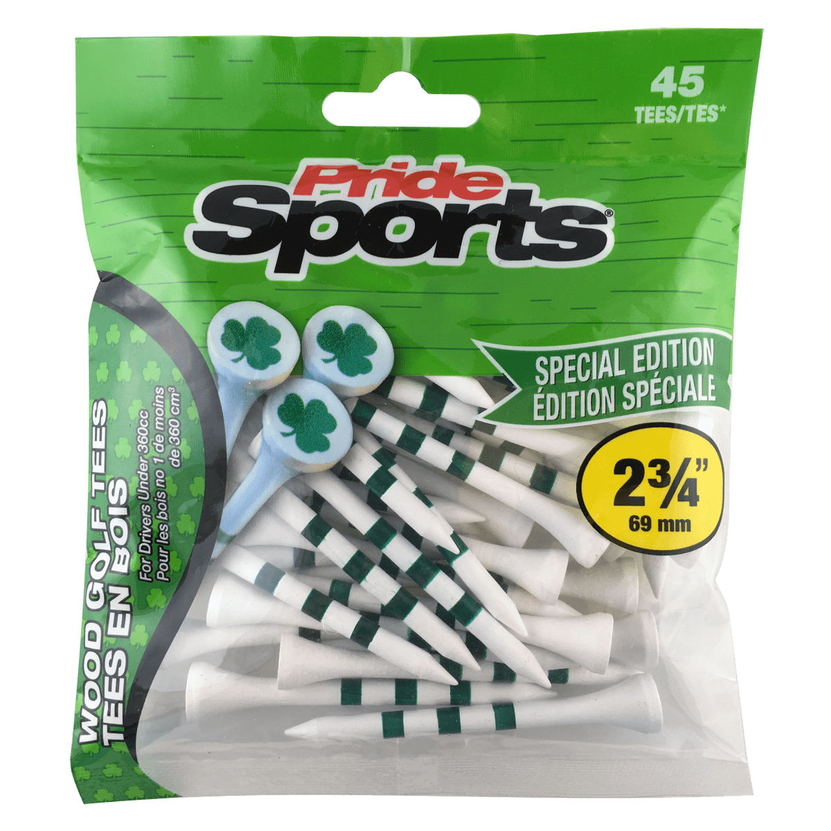 Pride Novelty Tees - 2 3/4" - 45 Pack