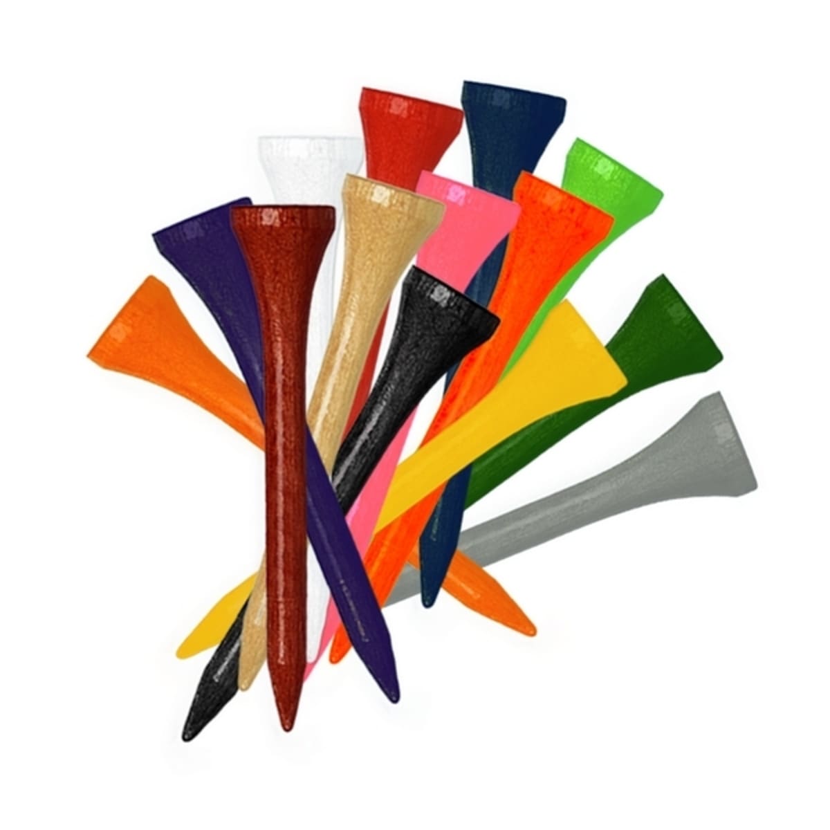 Pride Deluxe Tees - 2 1/8" - 10,000 Count - Choose Color