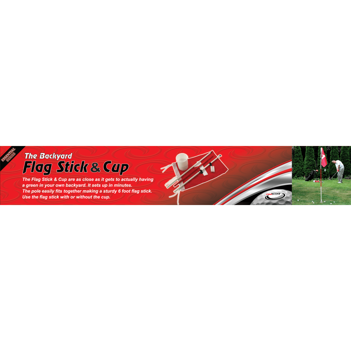 ProActive Sports Backyard Flagstick Pole & Cup