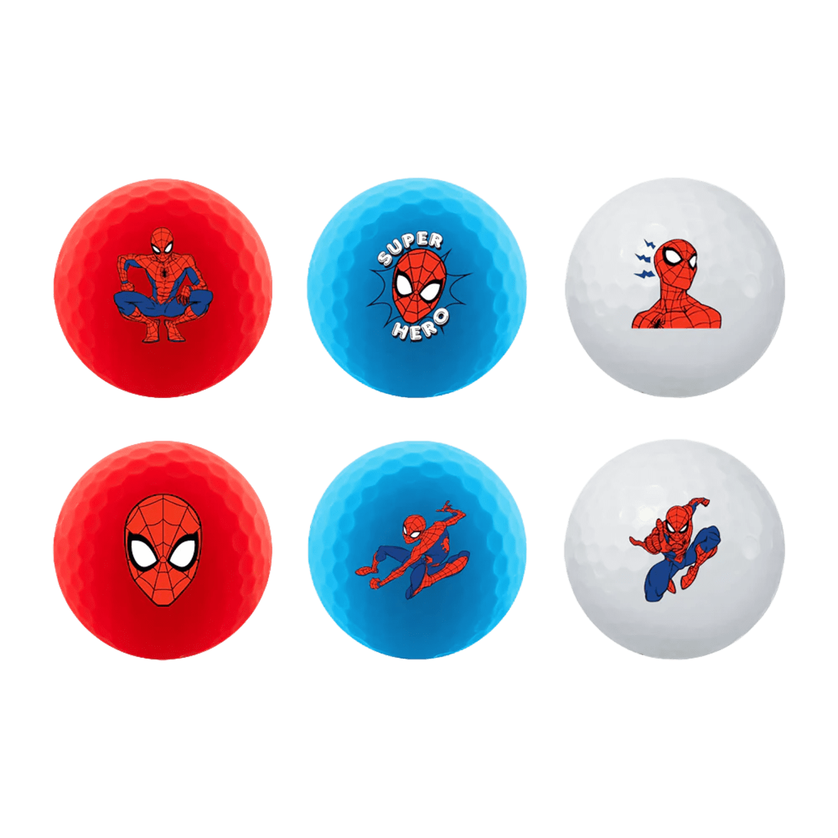 Volvik Vimat Marvel Spider-Man - 6 Balls