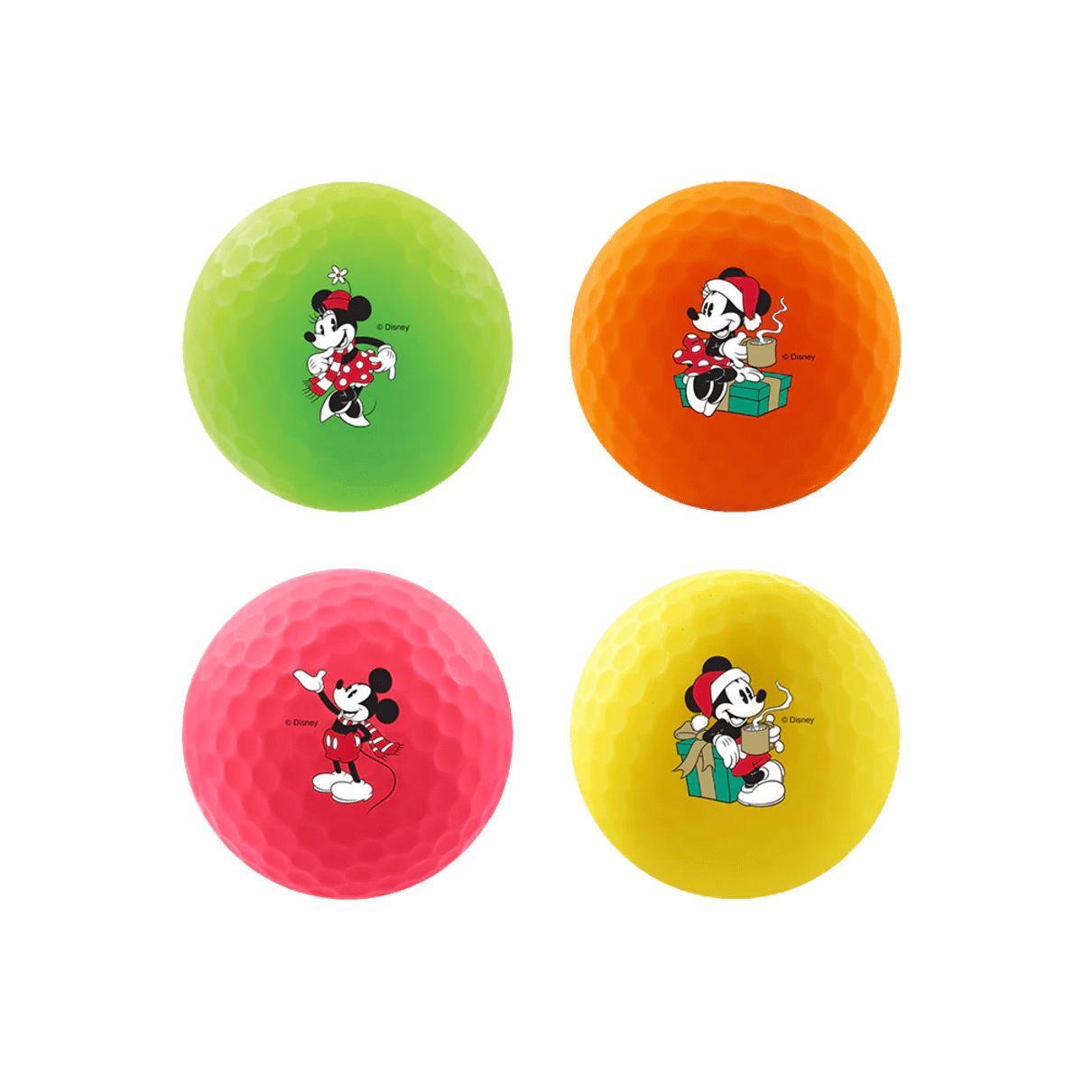 Volvik Disney Friends - 4 Balls - Christmas