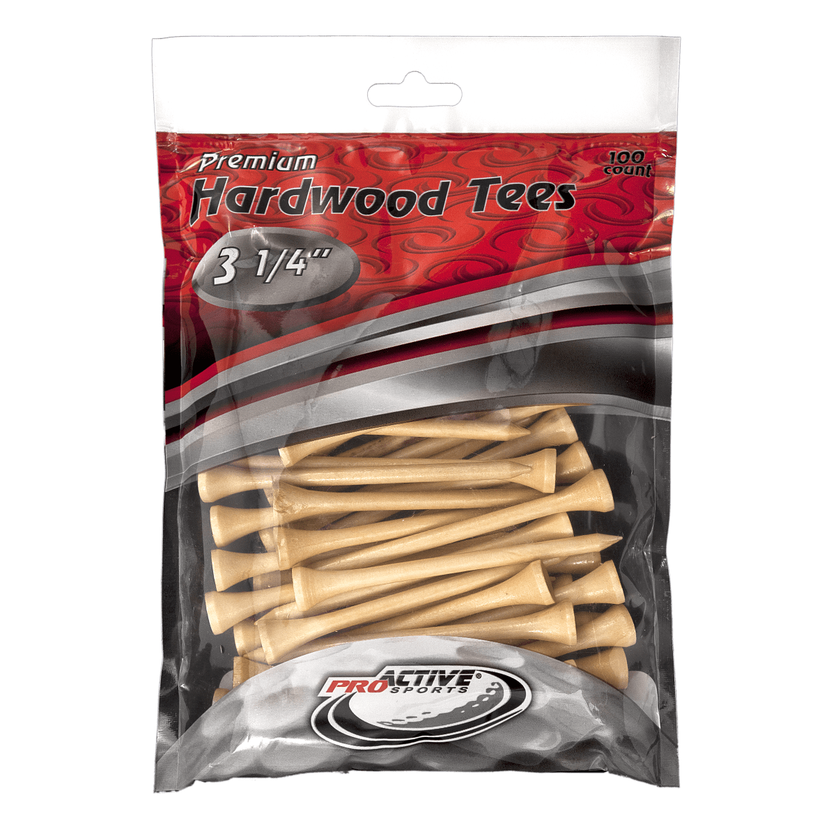 ProActive Sports Tees - 3 1/4" - 100 Pack