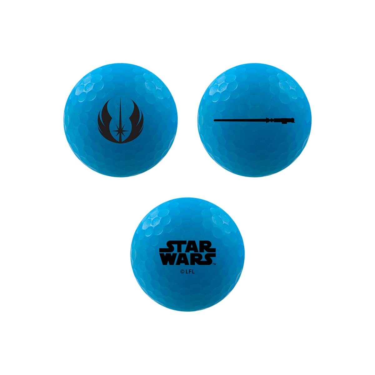 Volvik Vivid Soft Star Wars - 4 Balls with Ball Marker