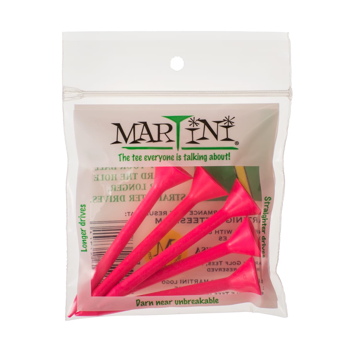 Martini Tee - 3 1/4" - 5 Pack