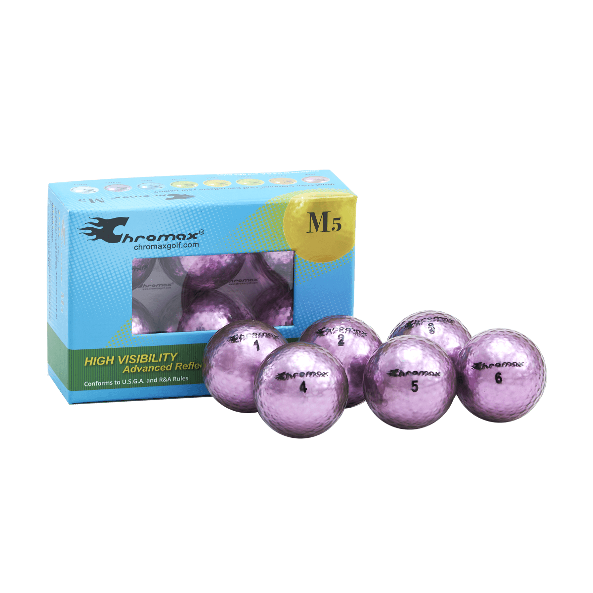 Chromax M5 Balls - 6 Pack