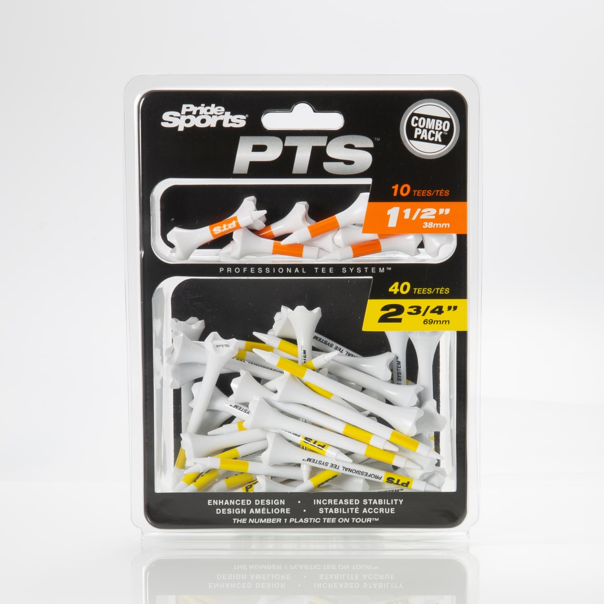Pride PTS Performance Tees - 2 3/4" Combo - 50 Pack