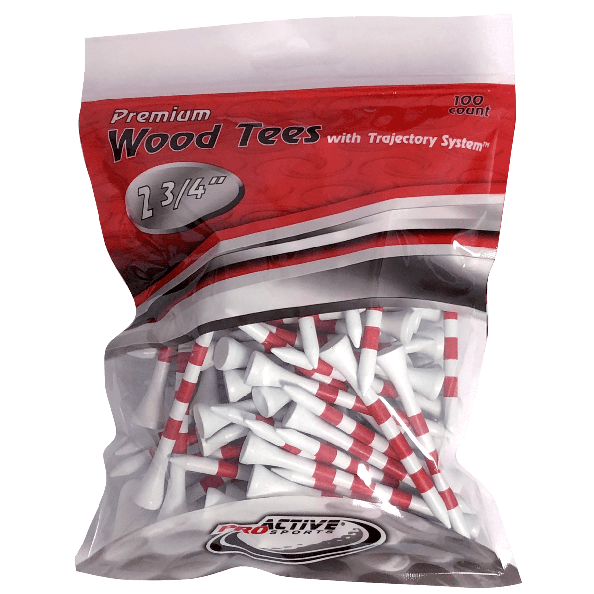 ProActive Sports Tees - 2 3/4" - 100 Pack
