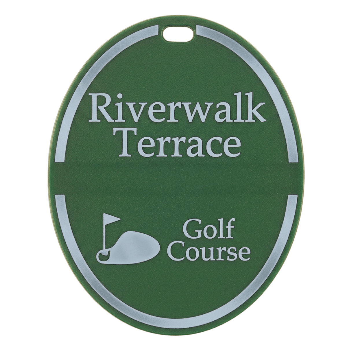 Custom Bag Tag - Oval - 3" x 4"