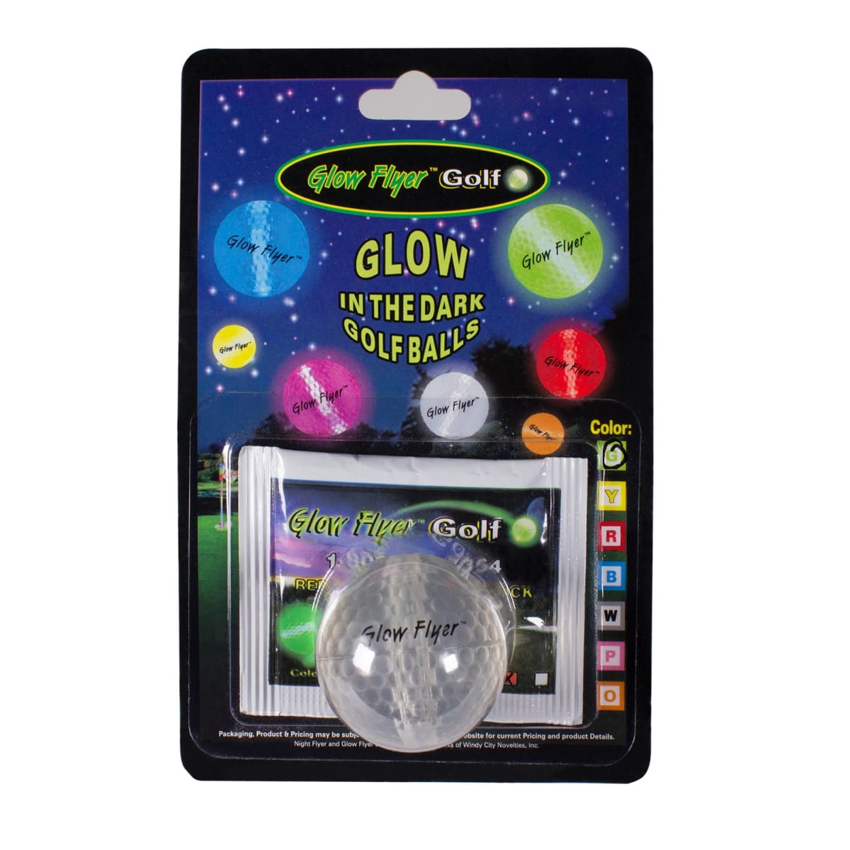 Night Flyer Glow Flyer Ball - Green