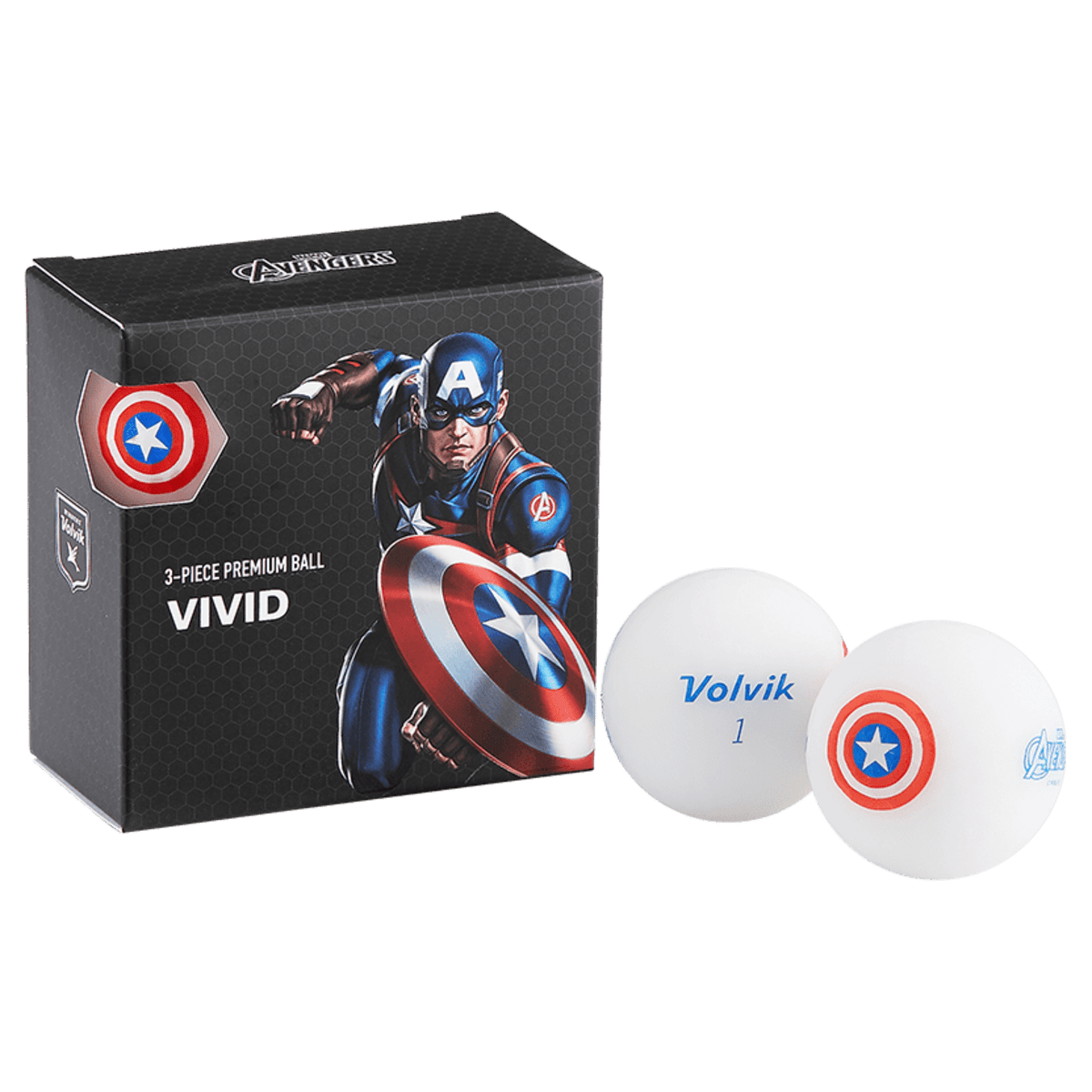 Volvik Vivid Soft Marvel Series - 4 Balls