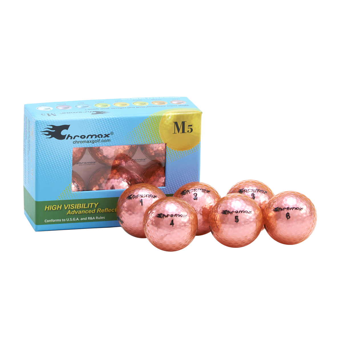 Chromax M5 Balls - 6 Pack
