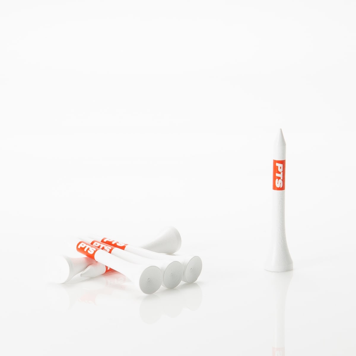Pride PTS Tee - 2 1/8" - 120 Pack - White