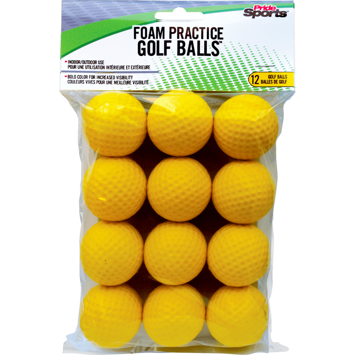 Pride Sports Foam Practice Golf Balls - 12 Pack