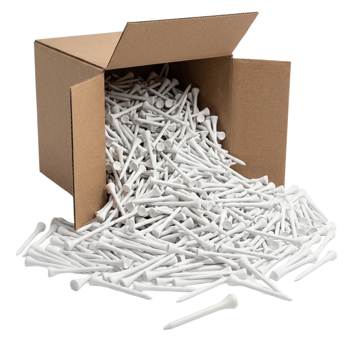 Dura Tee - 3 1/4" - 10,000 Count - White