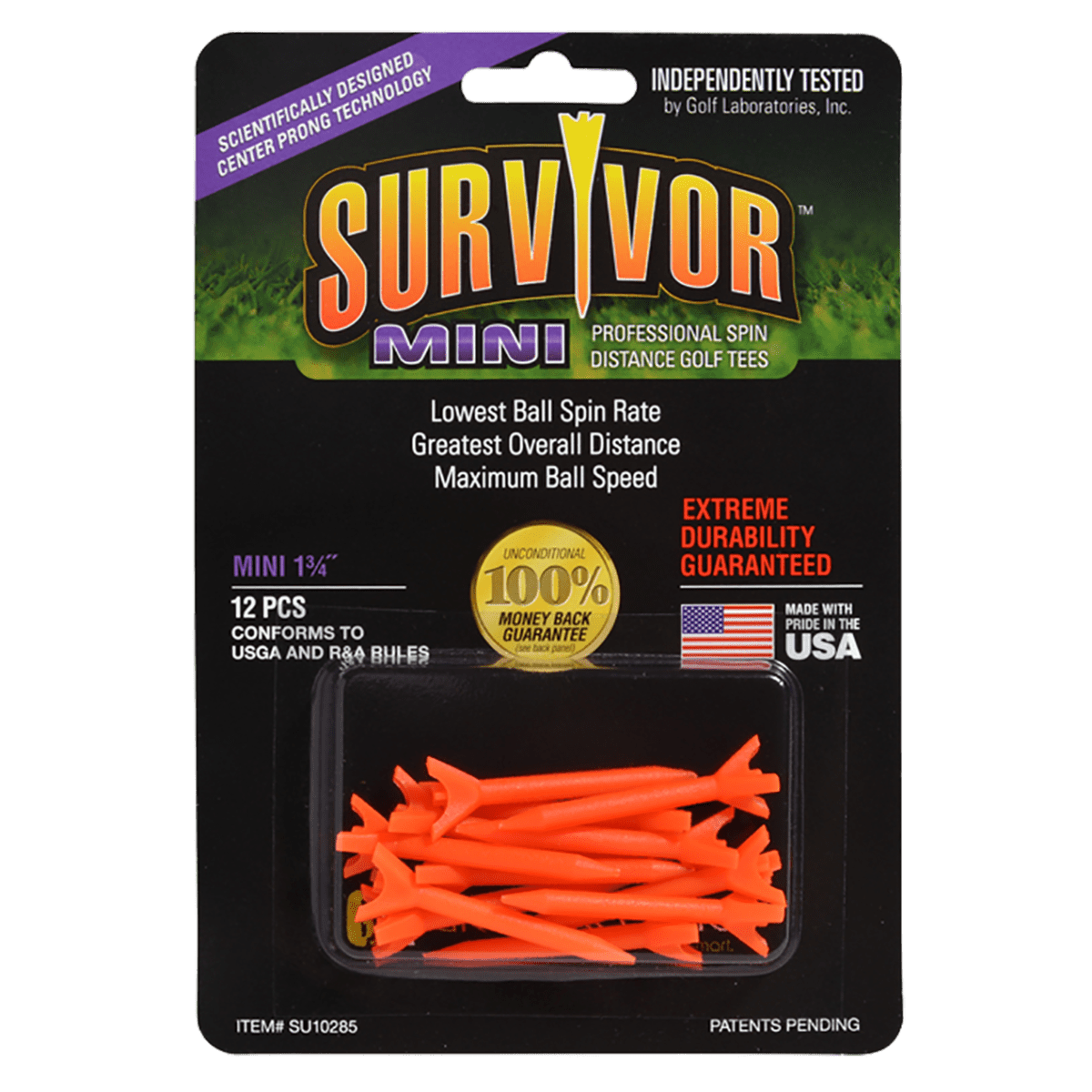 Survivor Mini Tee - 1 3/4" - 12 Pack