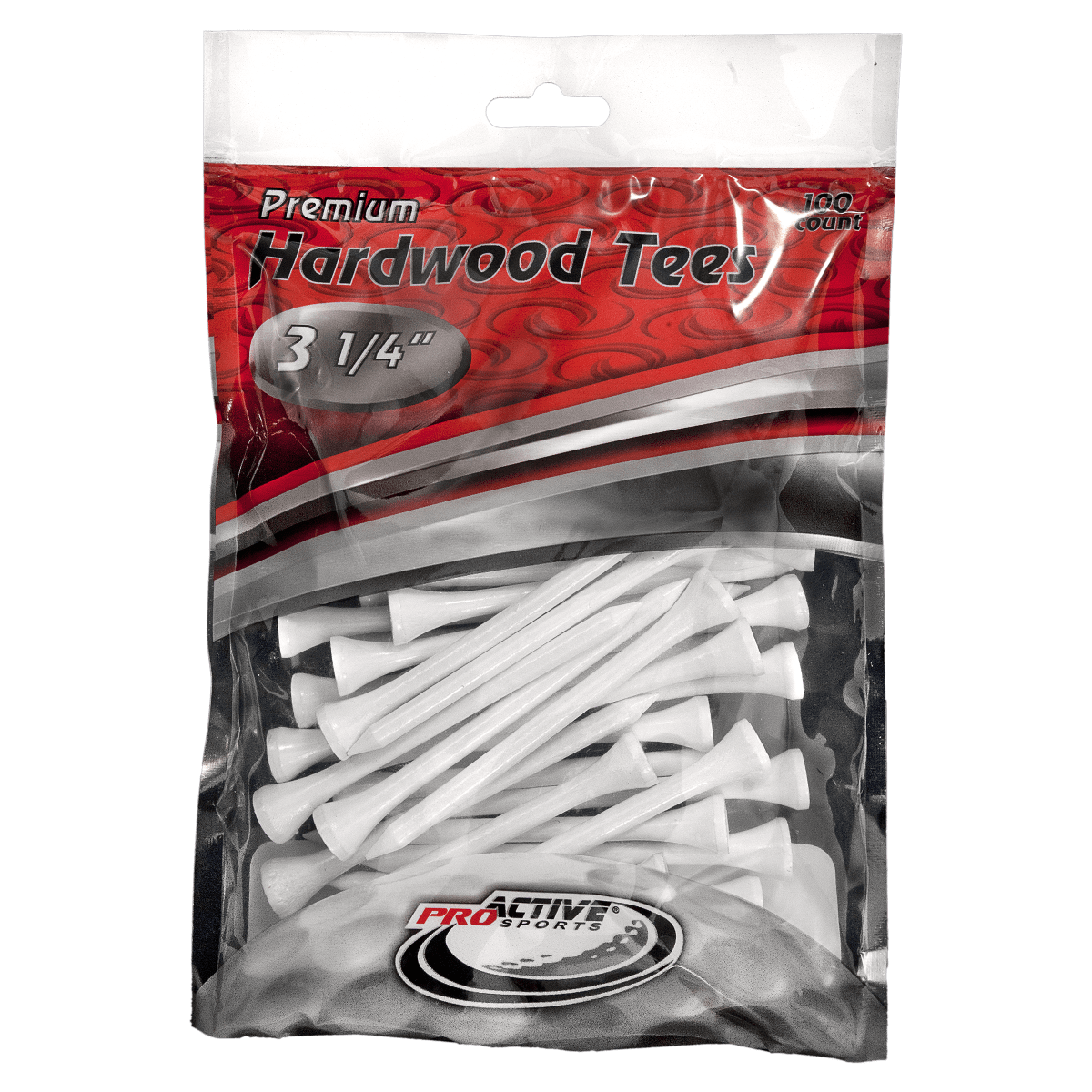 ProActive Sports Tees - 3 1/4" - 100 Pack