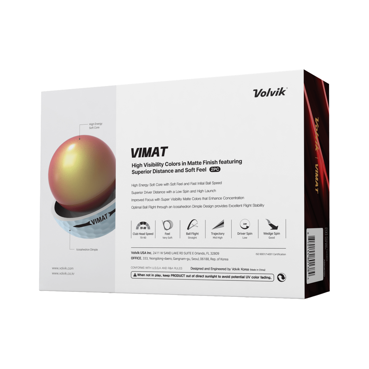 Volvik Vimat - 1 Dozen Golf Balls