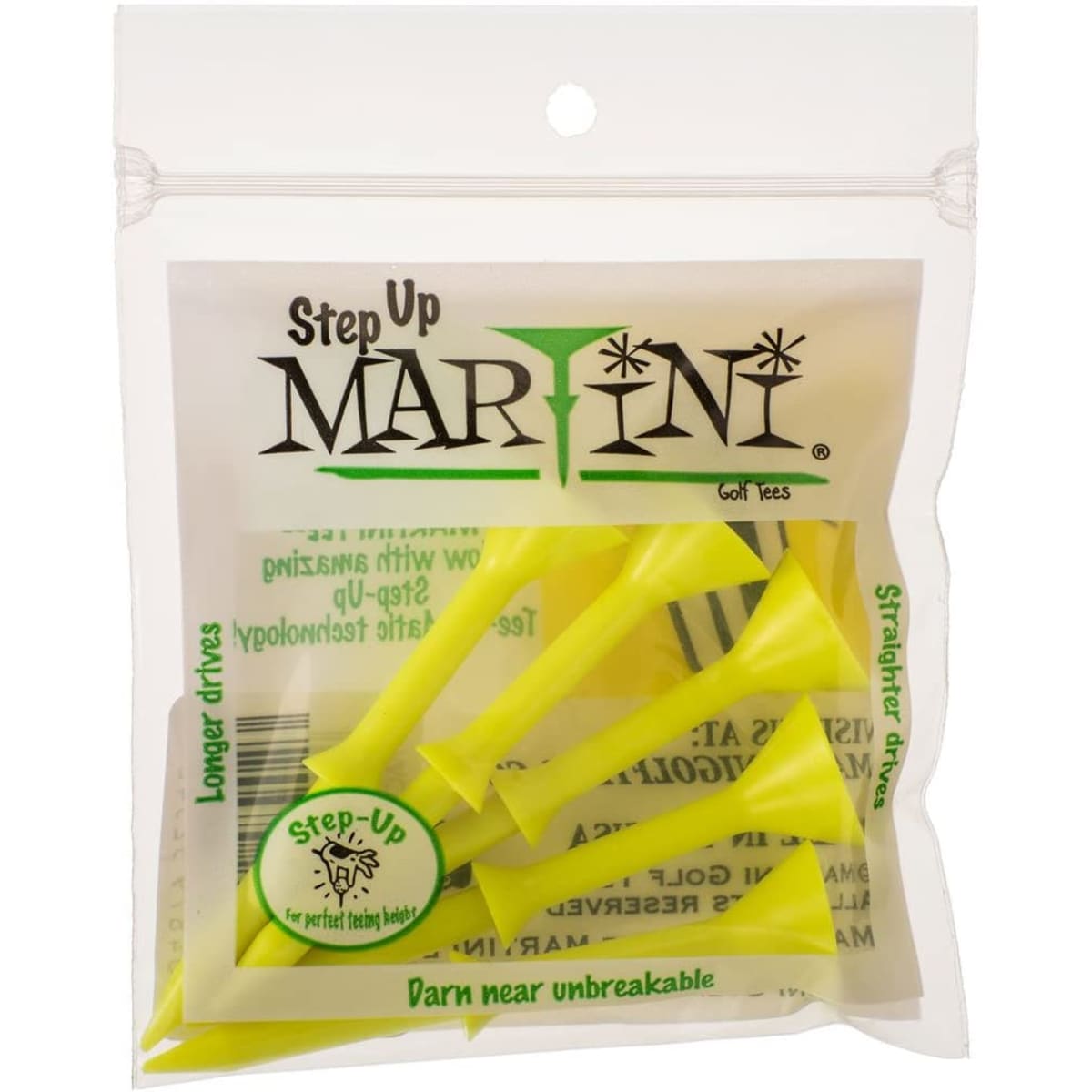 Martini Tee Step-Up - 3 1/4" - 5 Pack