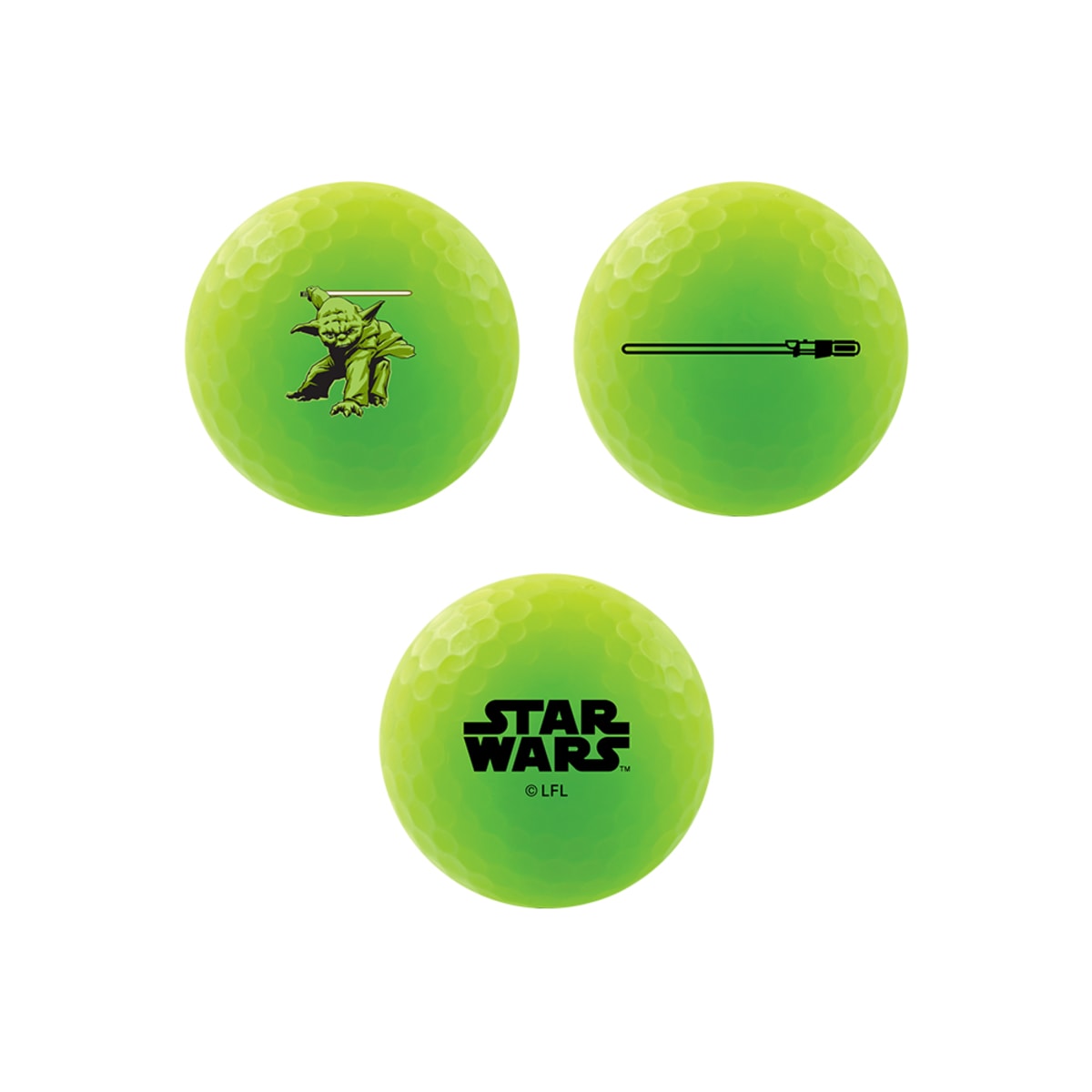 Volvik Vivid Soft Star Wars - 4 Balls with Ball Marker