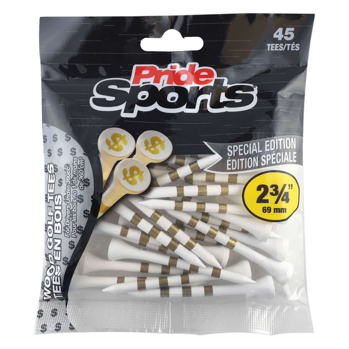 Pride Novelty Tees - 2 3/4" - 45 Pack