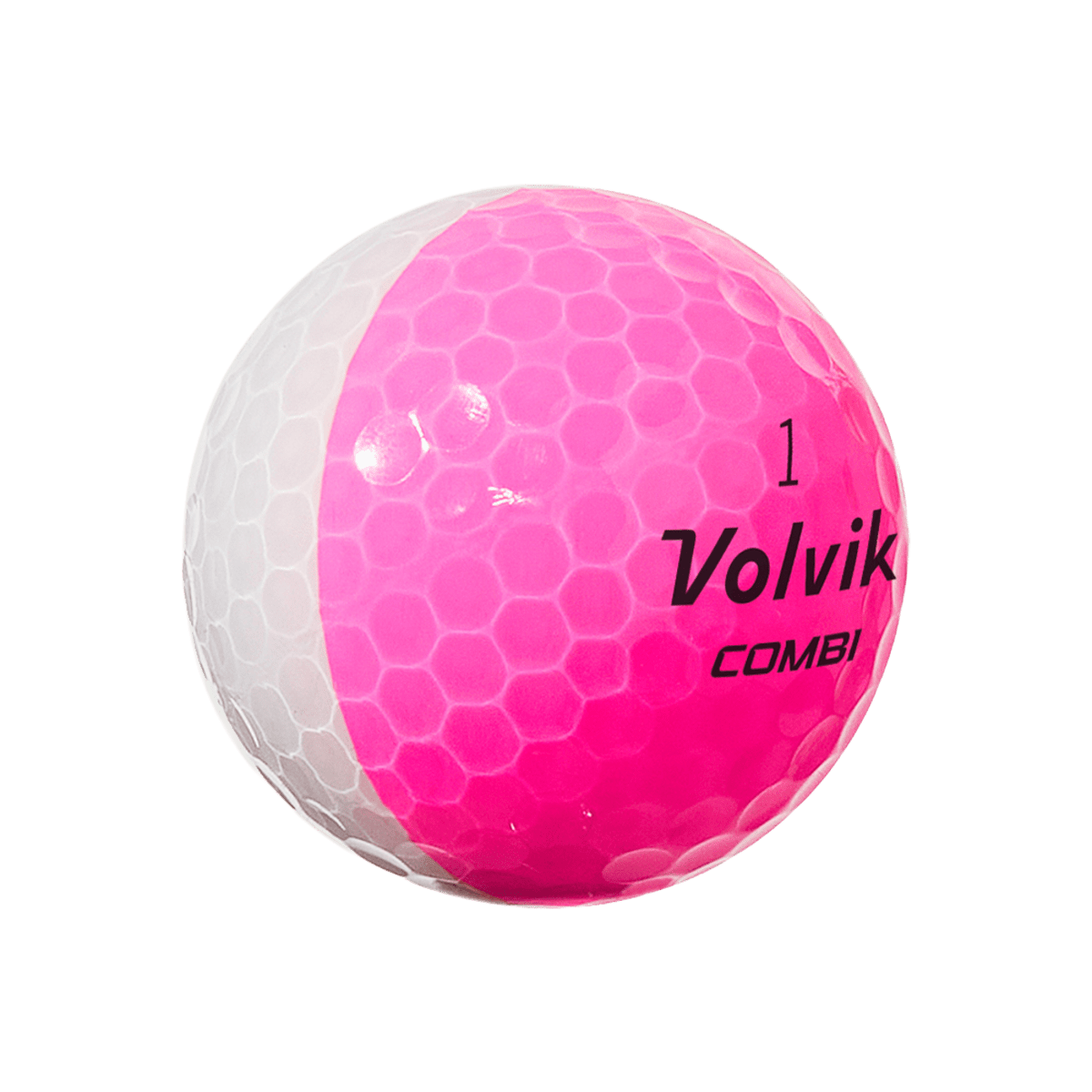 Volvik BCRF - Crystal Combi Pink - 1 Dozen Golf Balls