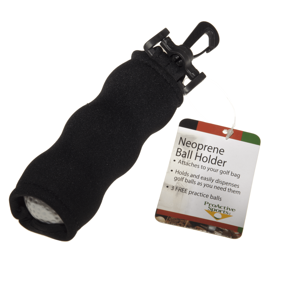 ProActive Sports Neoprene Ball Holder with Practice Balls