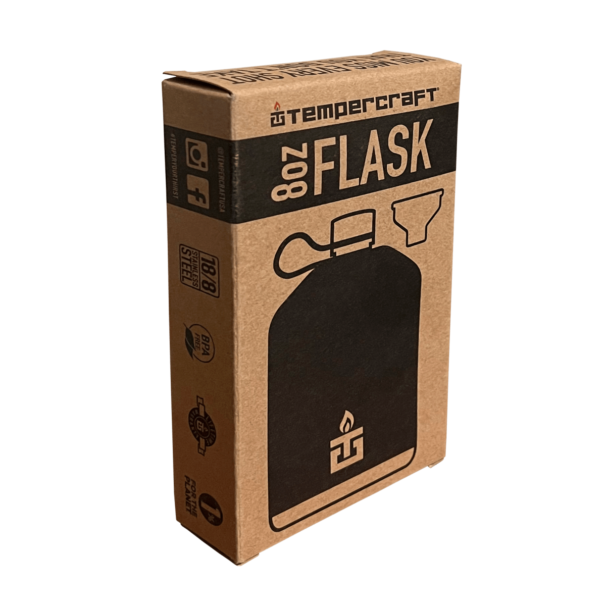 Tempercraft 8oz Flask