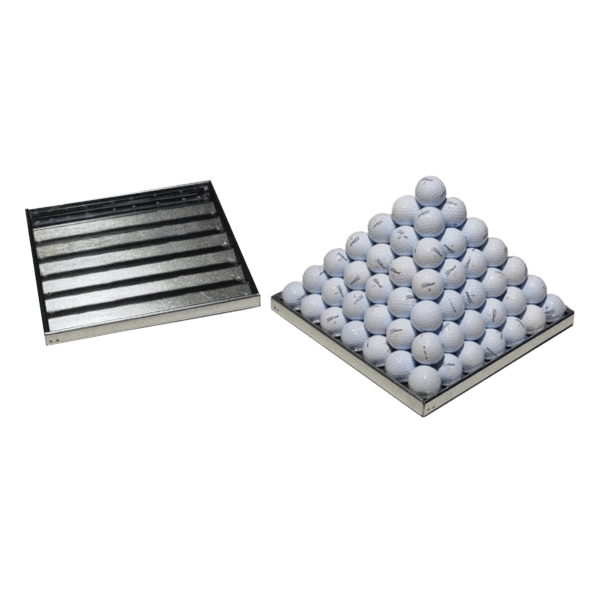 Golf Ball Pyramid Stackers and Trays