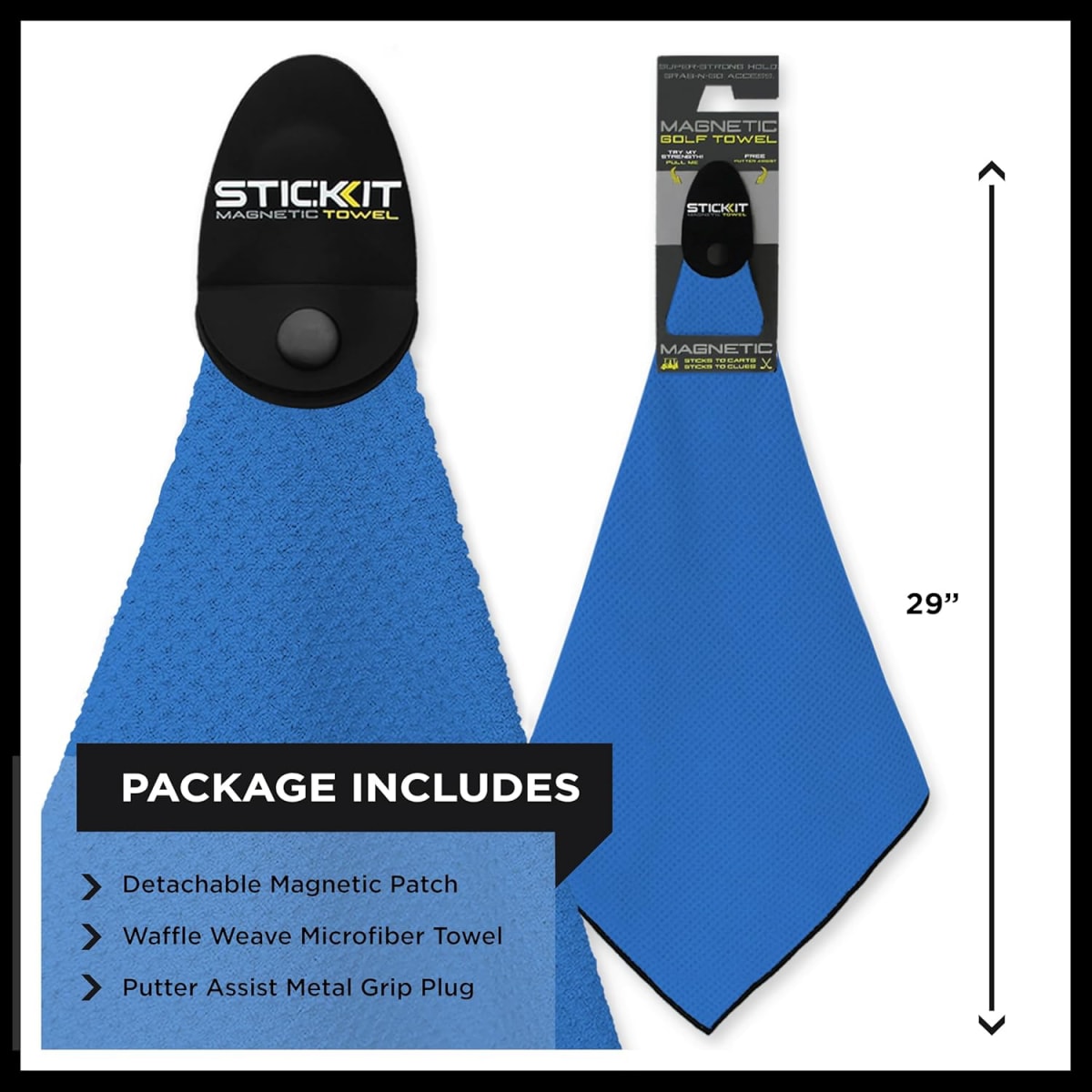 STICKIT Magnetic Golf Towel