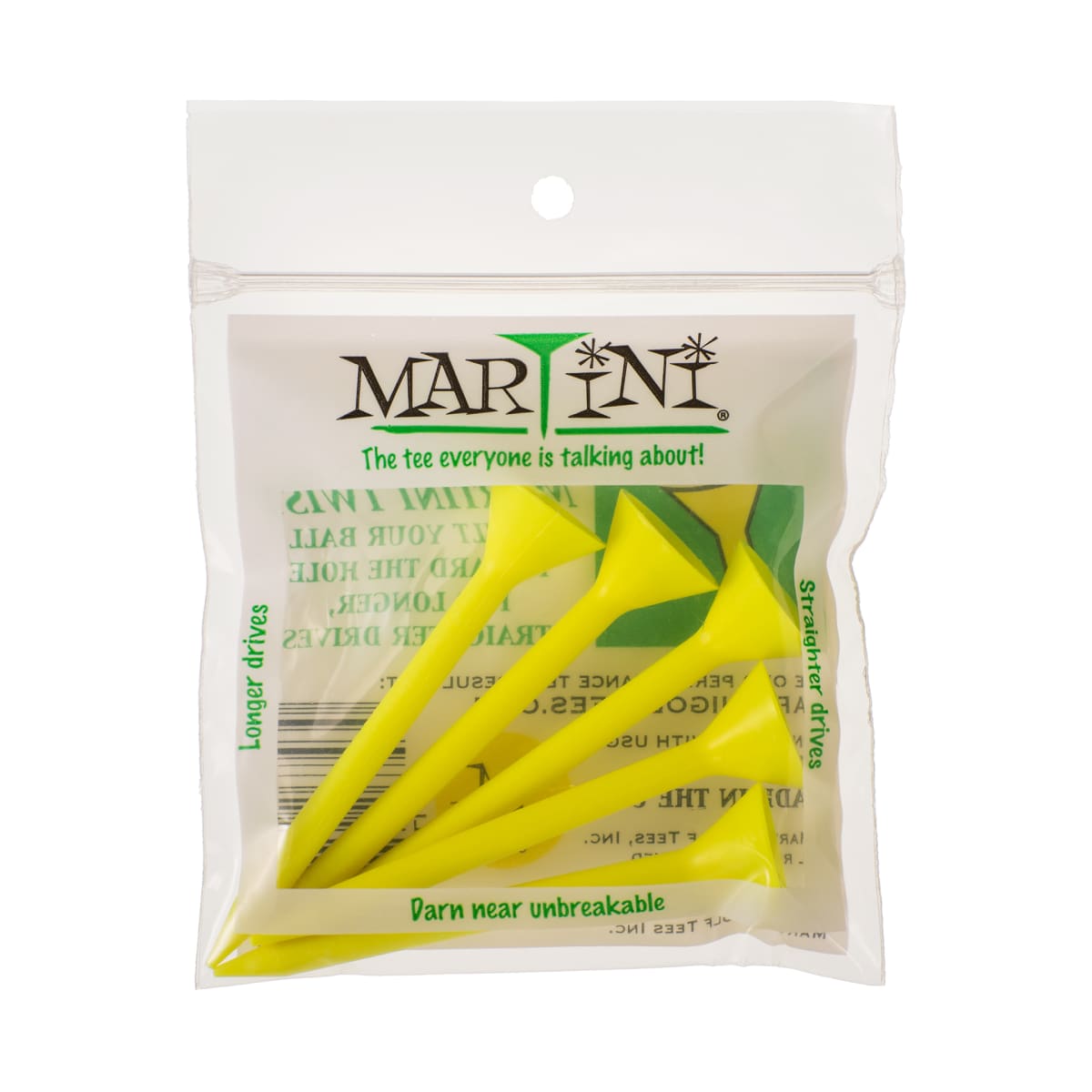 Martini Tee - 3 1/4" - 5 Pack