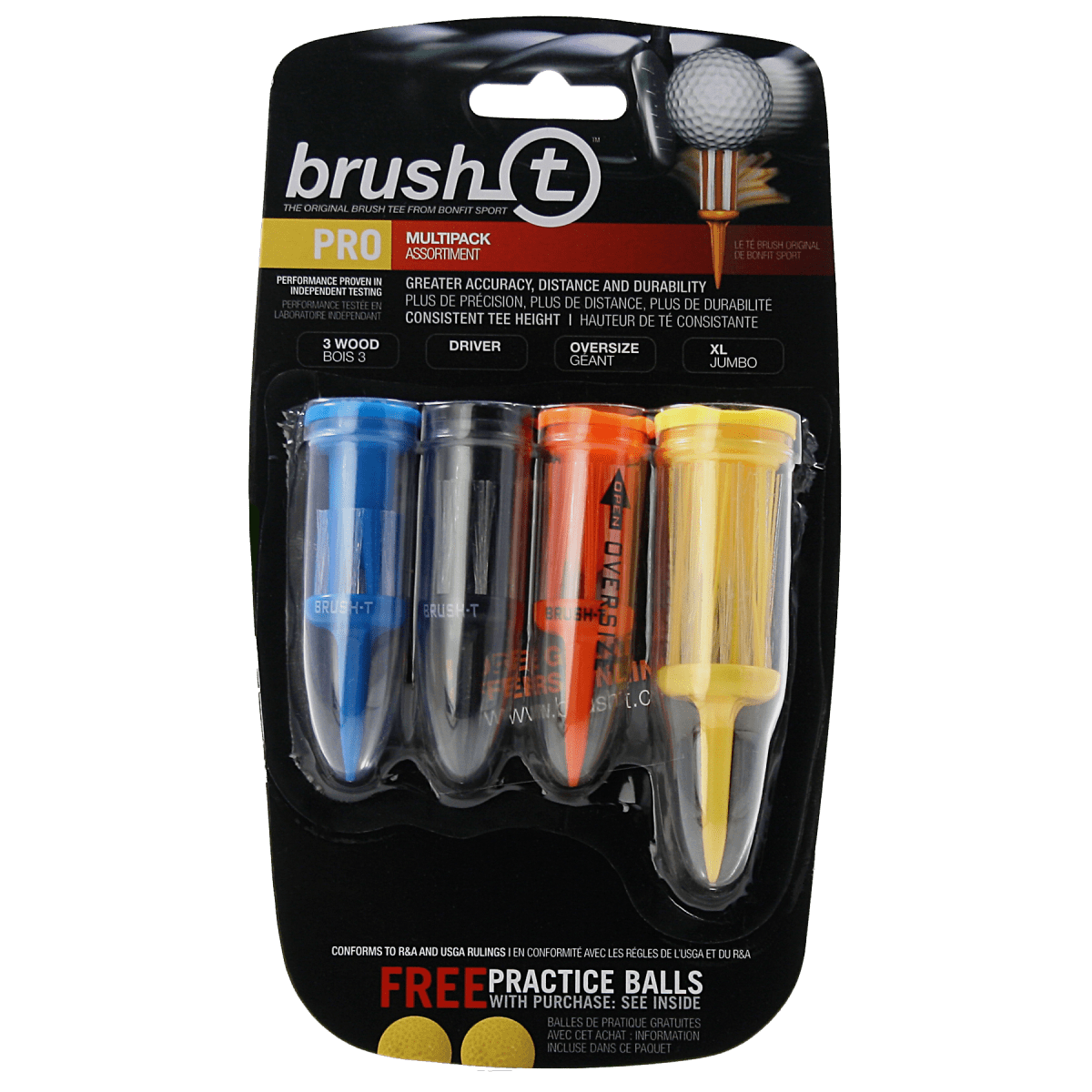 brush-t 4 Pack Wood, Driver, Oversize, XLT