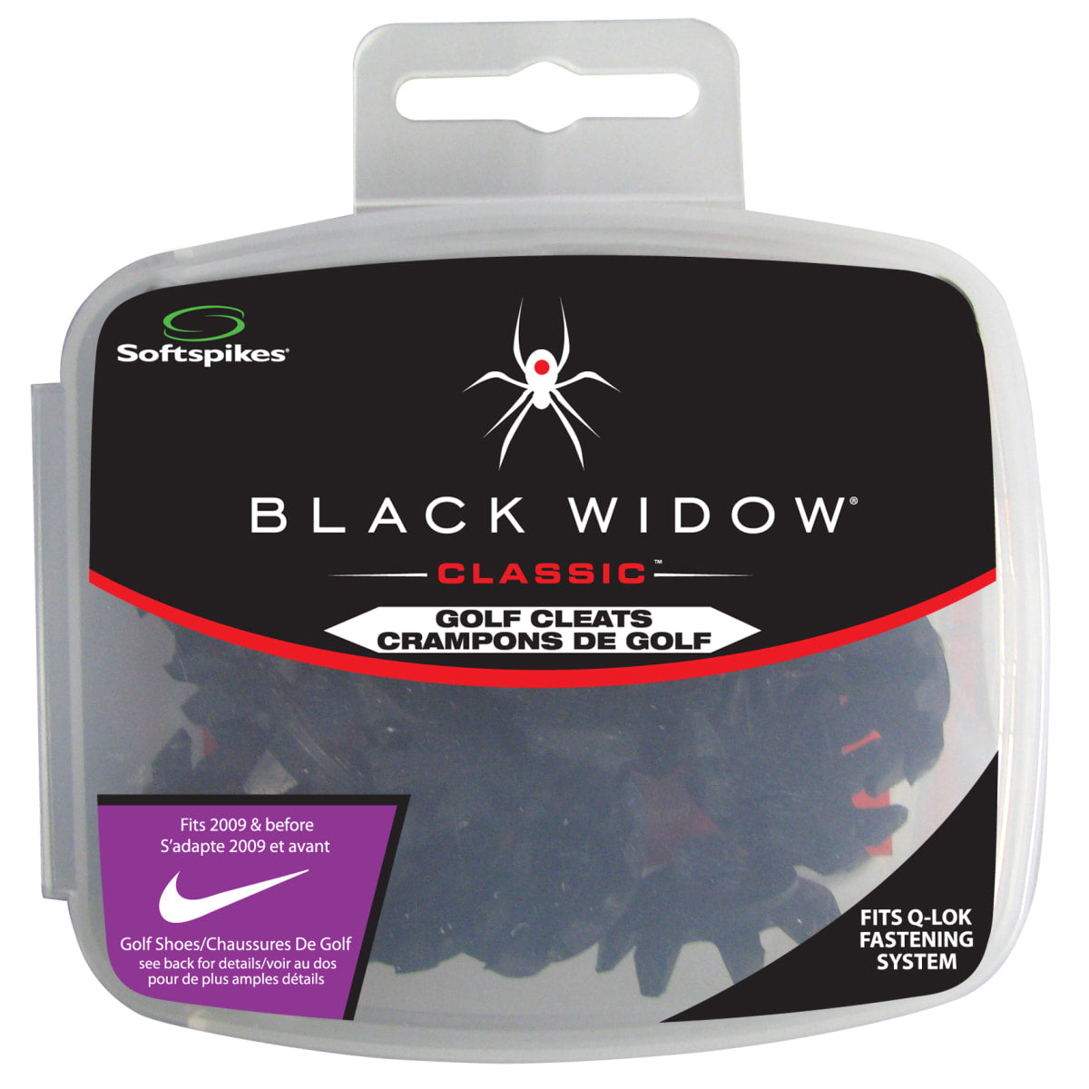 Softspikes Black Widow Cleats - Quick Fit