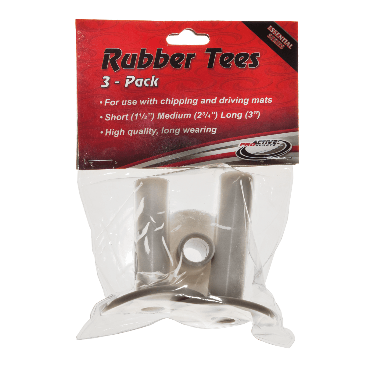 ProActive Sports Rubber Tees - 3 Pack