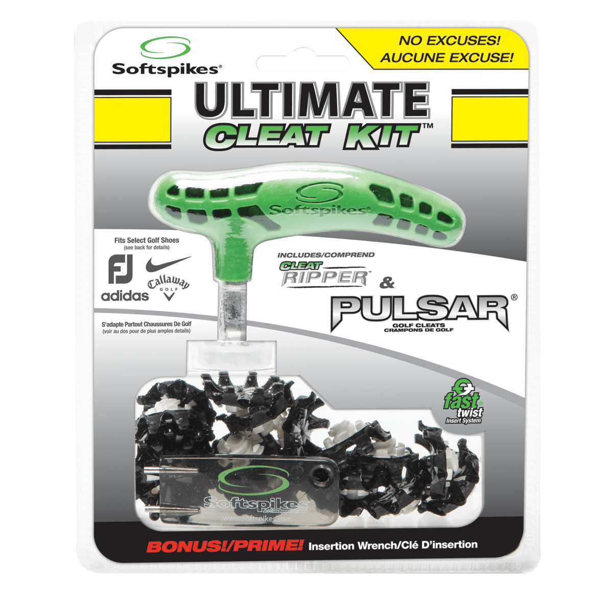 Softspikes Ultimate Cleat Kit with Pulsar Spikes