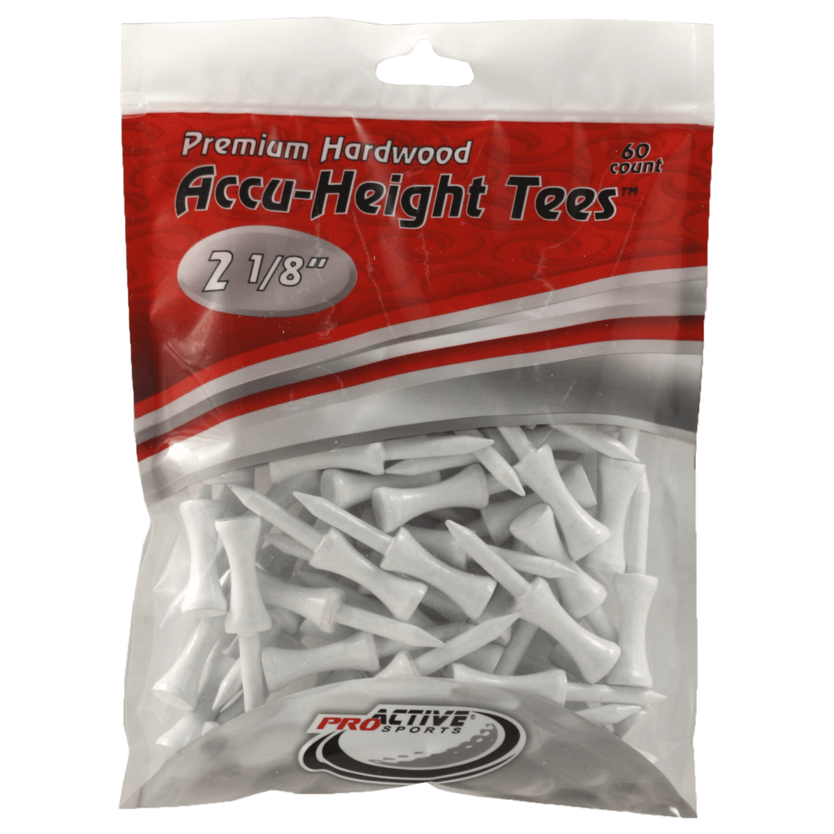 ProActive Sports Accu-Height Tees - 2 1/8" - 60 Pack