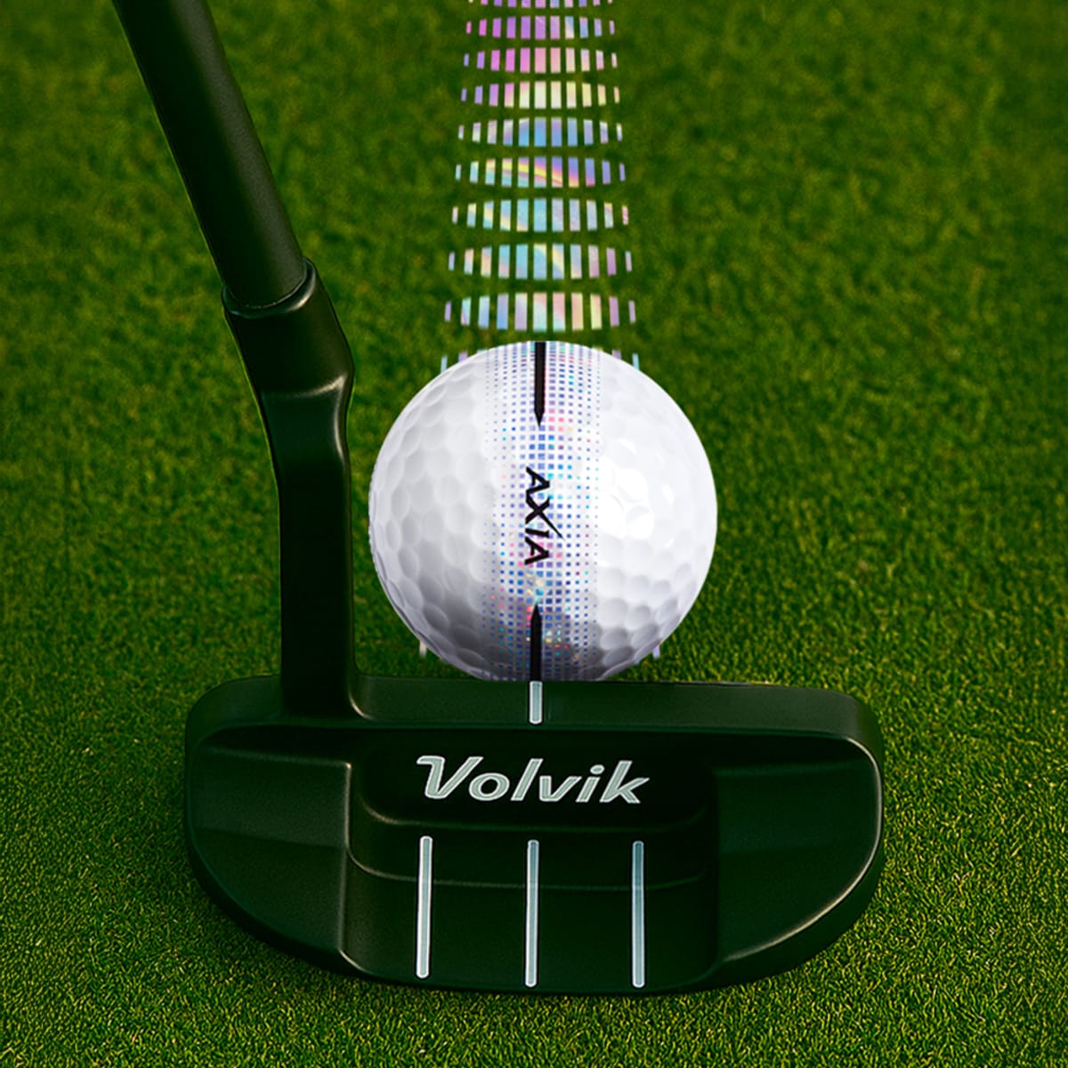 Volvik Axia Hologram - 1 Dozen Golf Balls - White