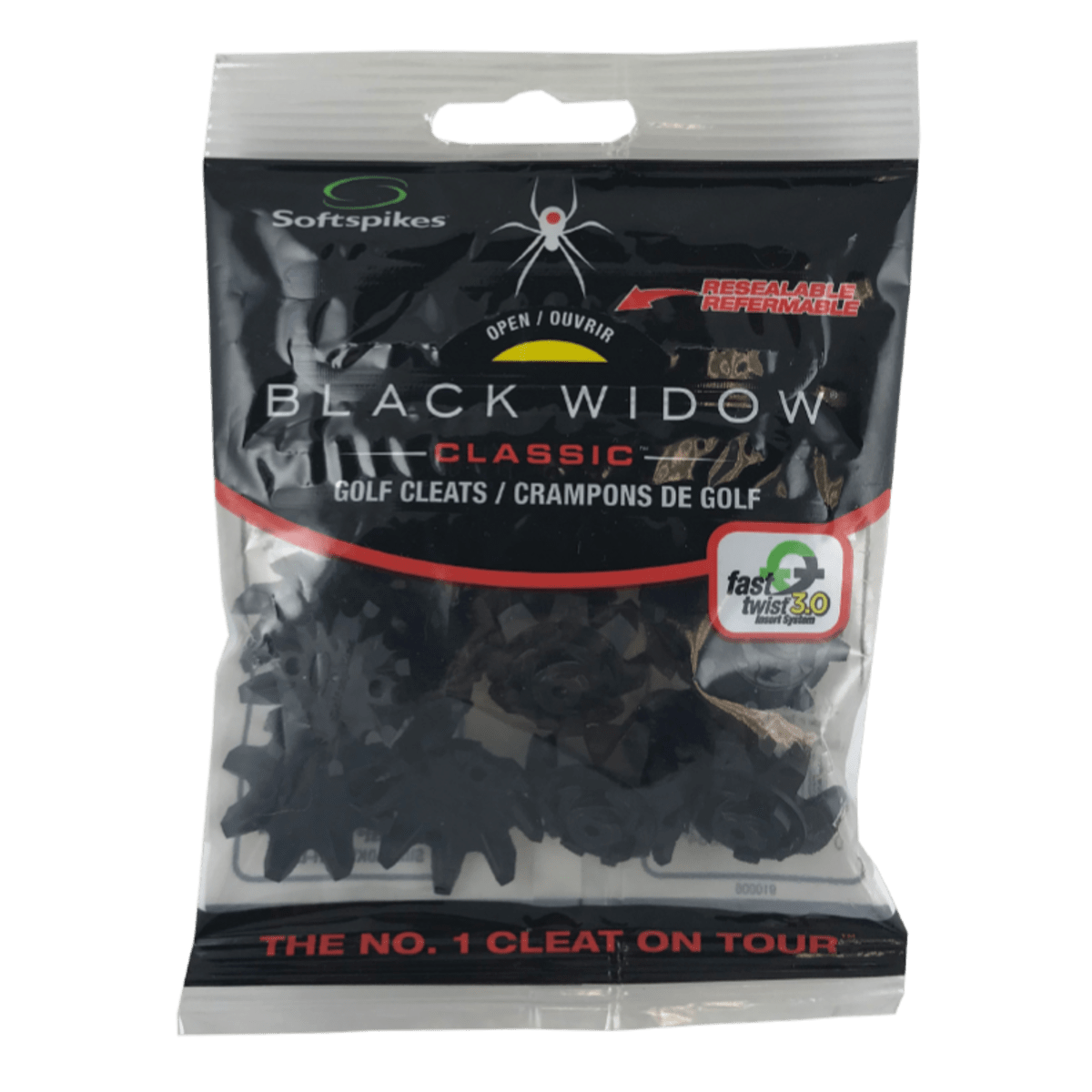 Softspikes Black Widow Cleats - Fast Twist 3.0