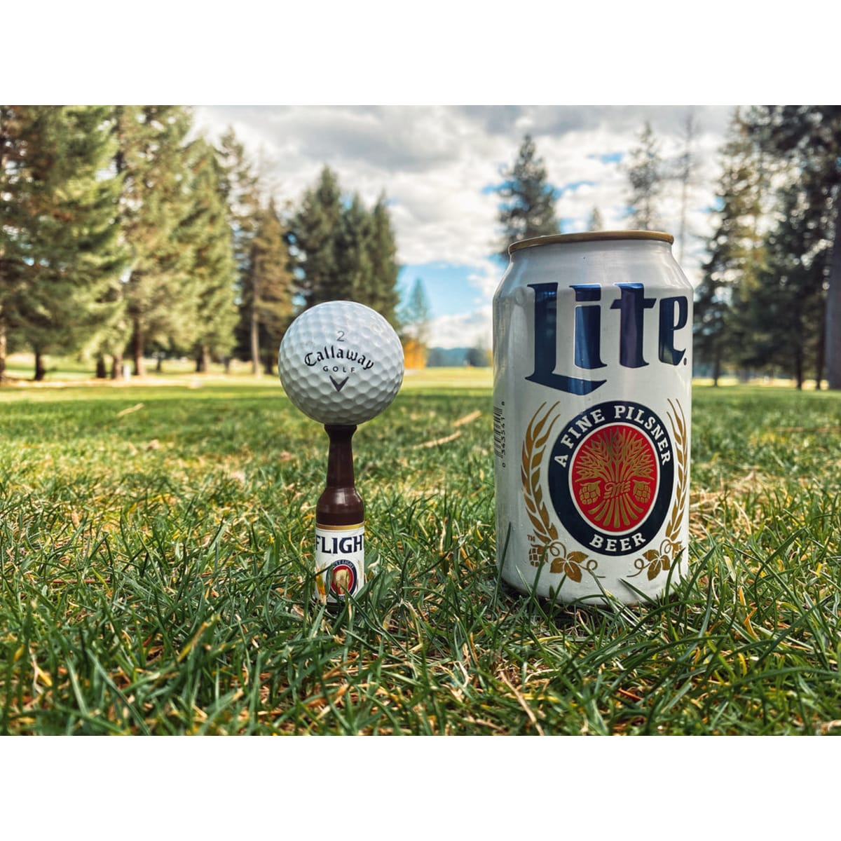Putt Light Beer Bottle Tee