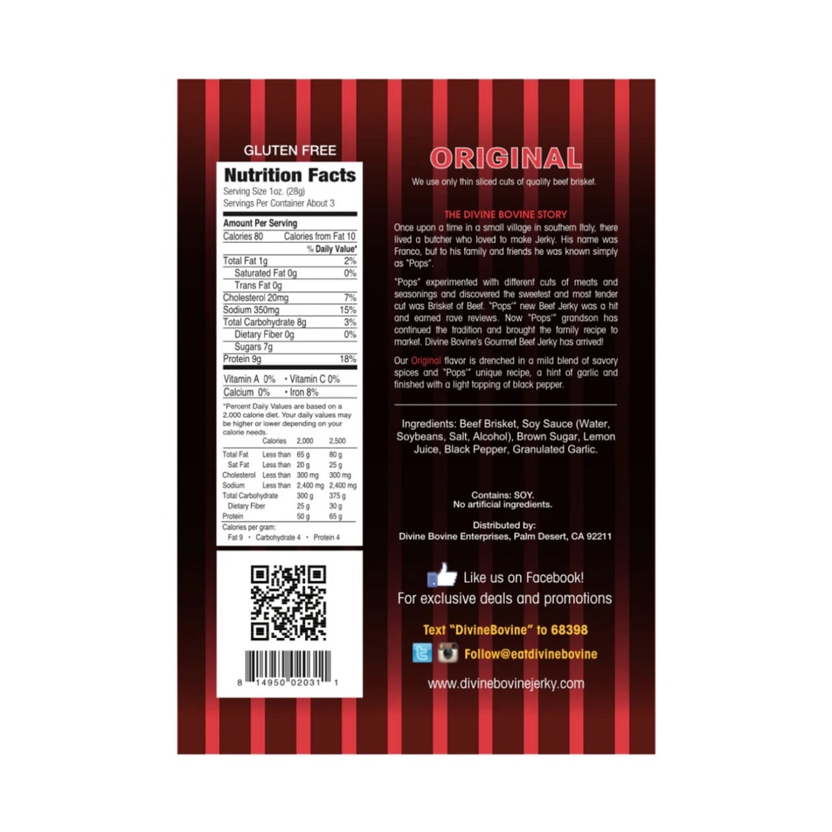 Divine Bovine Jerky