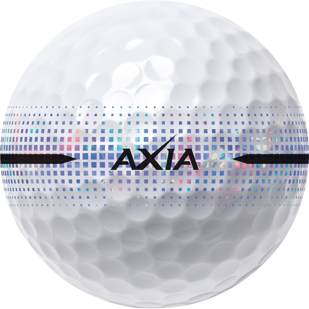 Volvik Axia Hologram - 1 Dozen Golf Balls - White